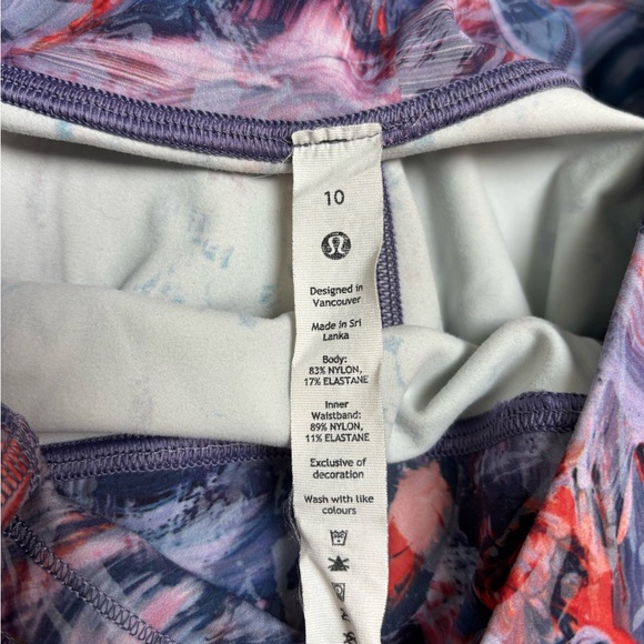 Sz 10 Lululemon Base Pace High-Rise Crop 23" *Brushed Nulux - Picture 8 of 9